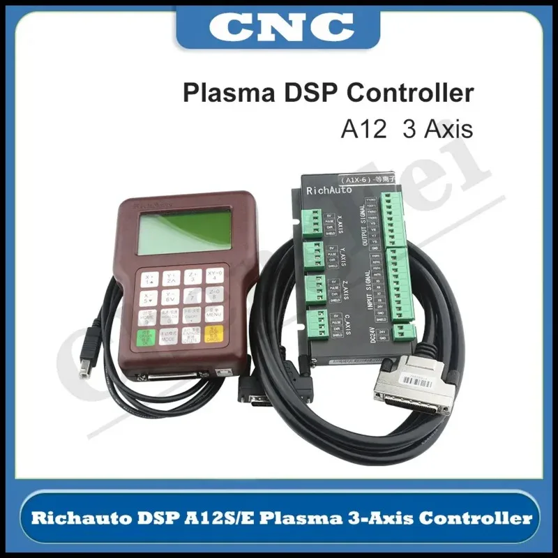سيارة A12 CNC تحكم البلازما DSP 3-Axis USB CNC نظام التحكم في الحركة النسخة الإنجليزية آلة التوجيه باستخدام الحاسب الآلي آلة القطع
