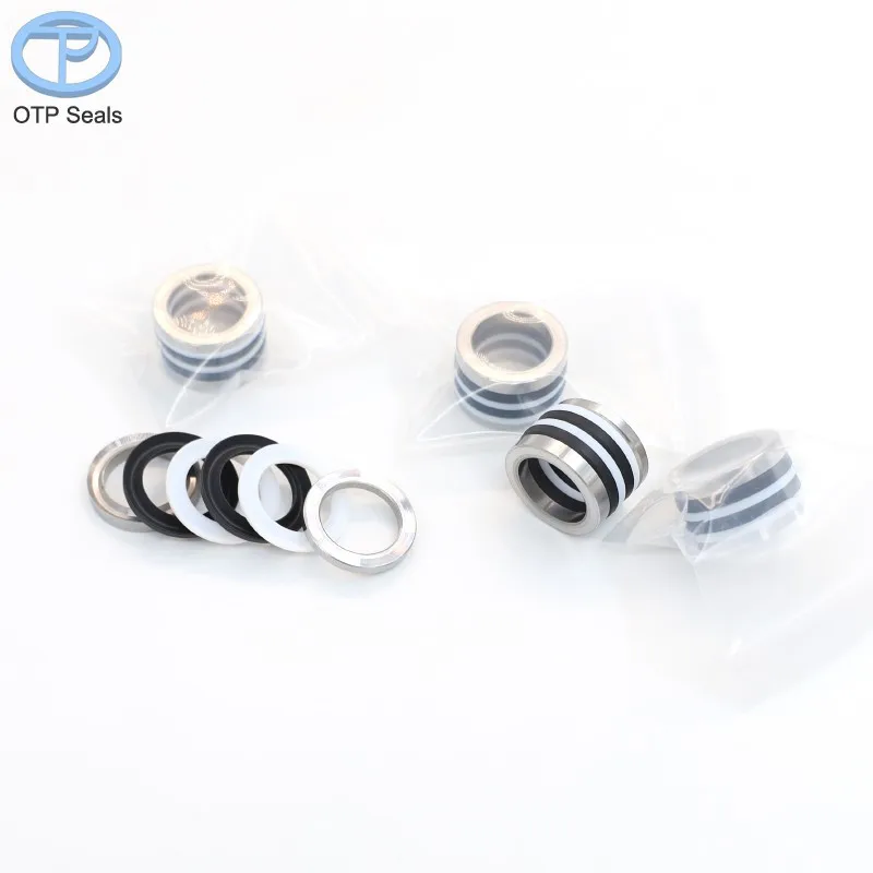 

V-shaped combination seal piston rod cylinder seals stainless iron PTFE Set of 6 non-standard shaped parts factory customized