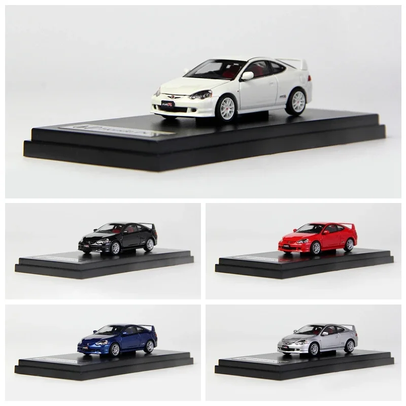 1:64 Honda TYPE DC5 diecast alloy simulation car model, children's collection of decorative toys, holiday gifts for children.