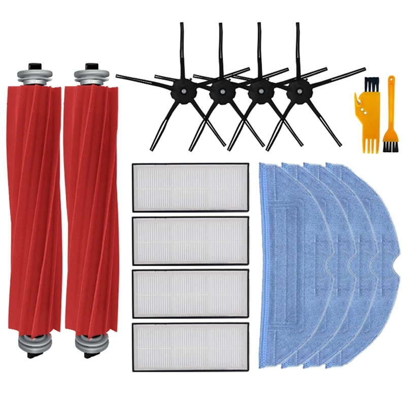 Для Roborock S7 S70 S7 Max T7S T7S Plus робот-пылесос запасные части основная щетка боковая щетка Hepa-фильтр