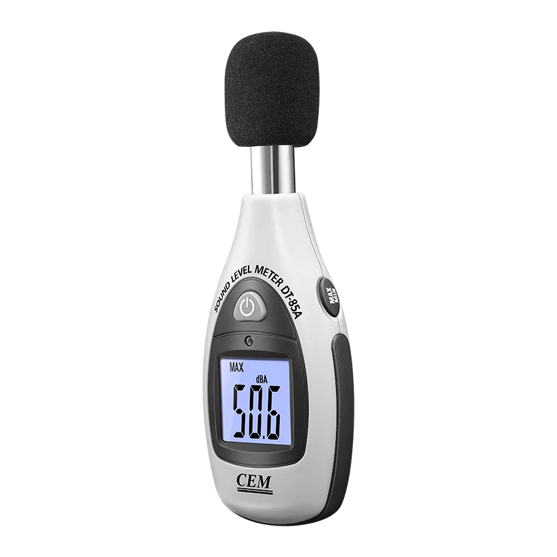 Handheld DT-85A Digital Sound Level Meter 35–130 dB Audio Noise Measure Device LCD Backlight MAX/MIN, Data Hold Auto Power Off