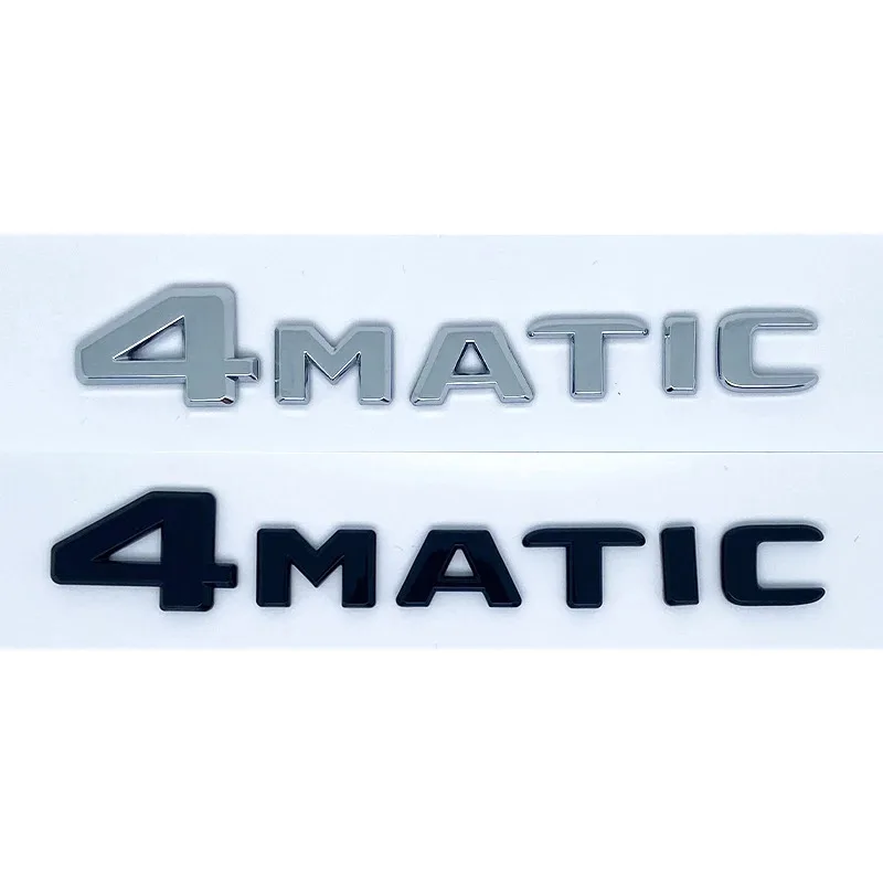Glossy Black Silver S480 S500 S560 S580 S600 ABS Emblem for Benz S W222 W223 Car Side Rear Badge Nameplate Logo Sticker