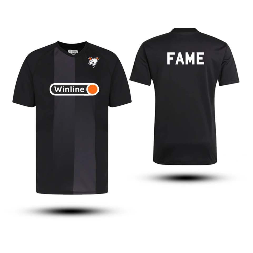 2025 CS2 Esports Club Virtus.pro Jerseys CSGO Game زي مخصص للرجال والنساء تي شيرت كبير الحجم بلوزات قابلة للتنفس #3