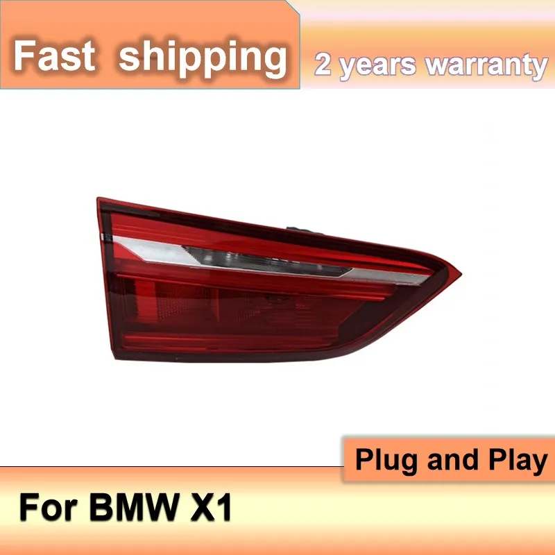مصباح سيارة لسيارات BMW X1 الخلفية الذيل ضوء 2016 2017 2018 BMW X1 الضوء الخلفي X1 الخلفي DRL الضباب الفرامل بدوره إشارة عكس #4