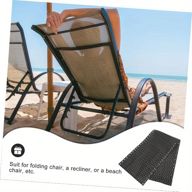 

Universal Cover Cushion Replacement Cloth for Gravity Chair Folding Recliner Breathable Mesh Outdoor Patio Deck Chair 63" x 17"
