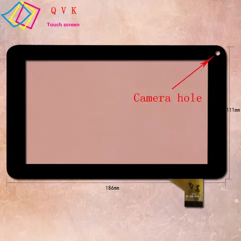 NEW BLACK WHITE HK70DR2201 Fpc-CY070157-00 7" INCH capacitive touch screen digitizer panel  for Jeka JK-700 JK-701 JK-702 Touch