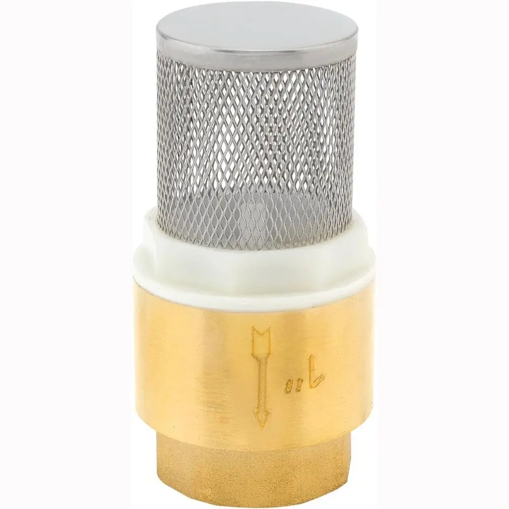 Durable Brass Material Foot Valve With Filter DN15/20/25 Bottom Valve 1/2