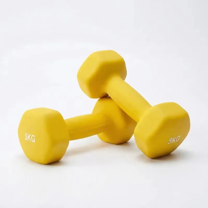 YTYINCustom Logo Hex Cast Iron Rubber Free Weight Dumbbell Set Anti-Slip Handle For Home Exercise Arm Workout-Durable Low-Priced