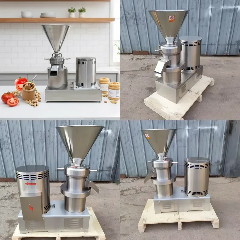 for Stainless Steel Colloid Grinder for Peanut Butter Tahini Paste Salmon Liver Oil Vegetable Nut Bean Shea Almond Butter