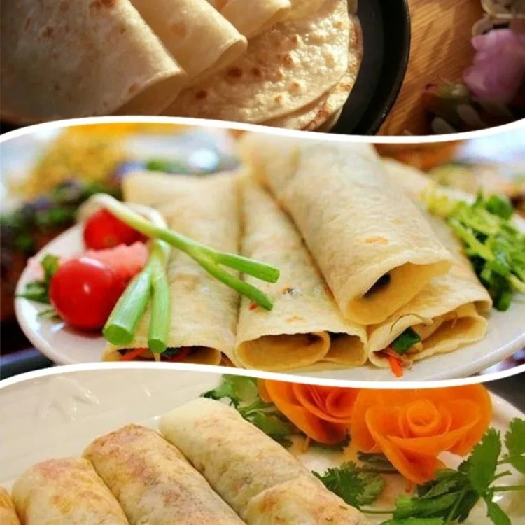 Food Grade Automatic Roti Chapati Maker Electric Pancake Machine