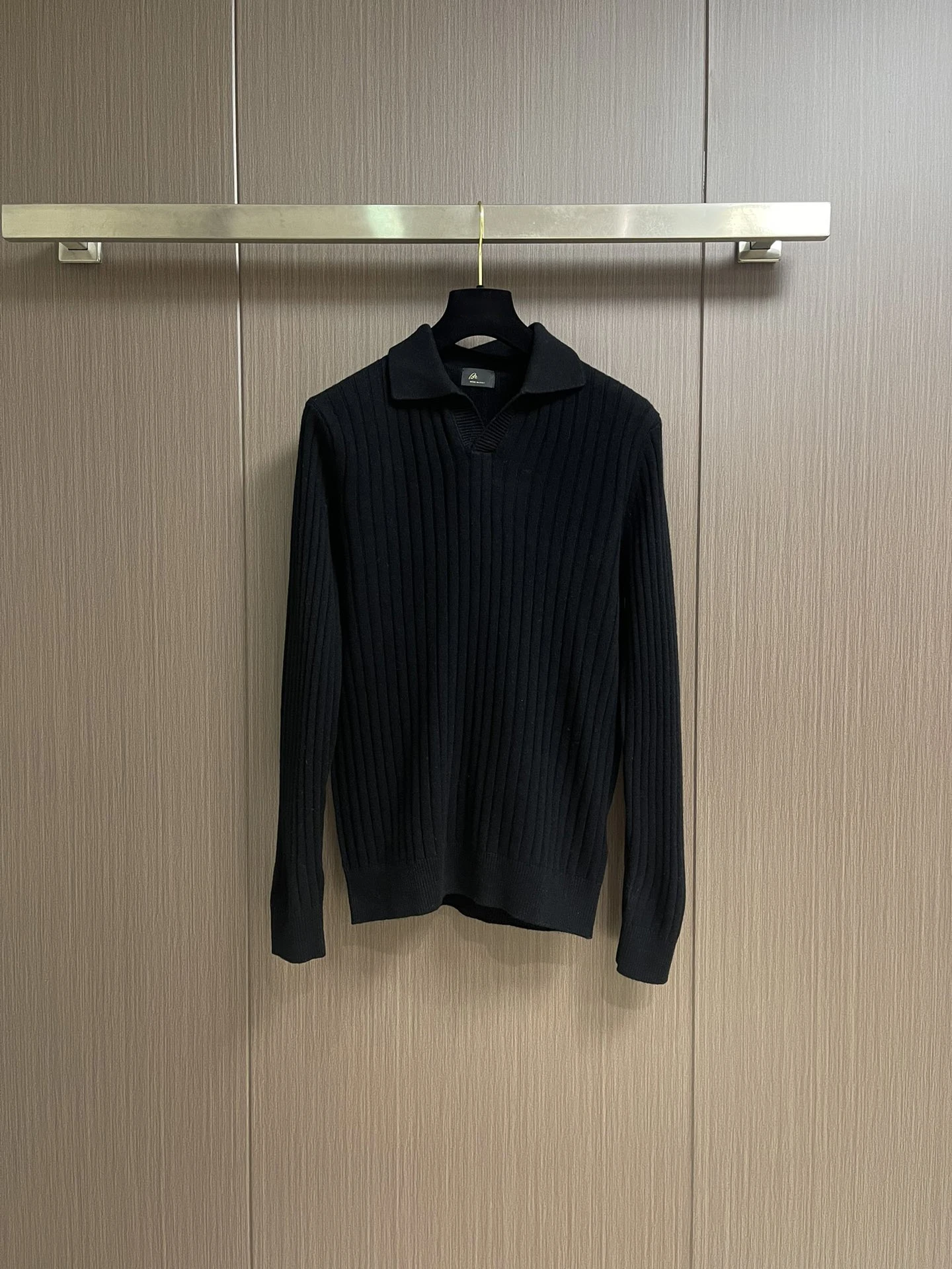 BLLIYOSS Lapel knitted long-sleeved sweater 2025 new warm Comfortable zipper elasticity embroidery high quality size M-3XL