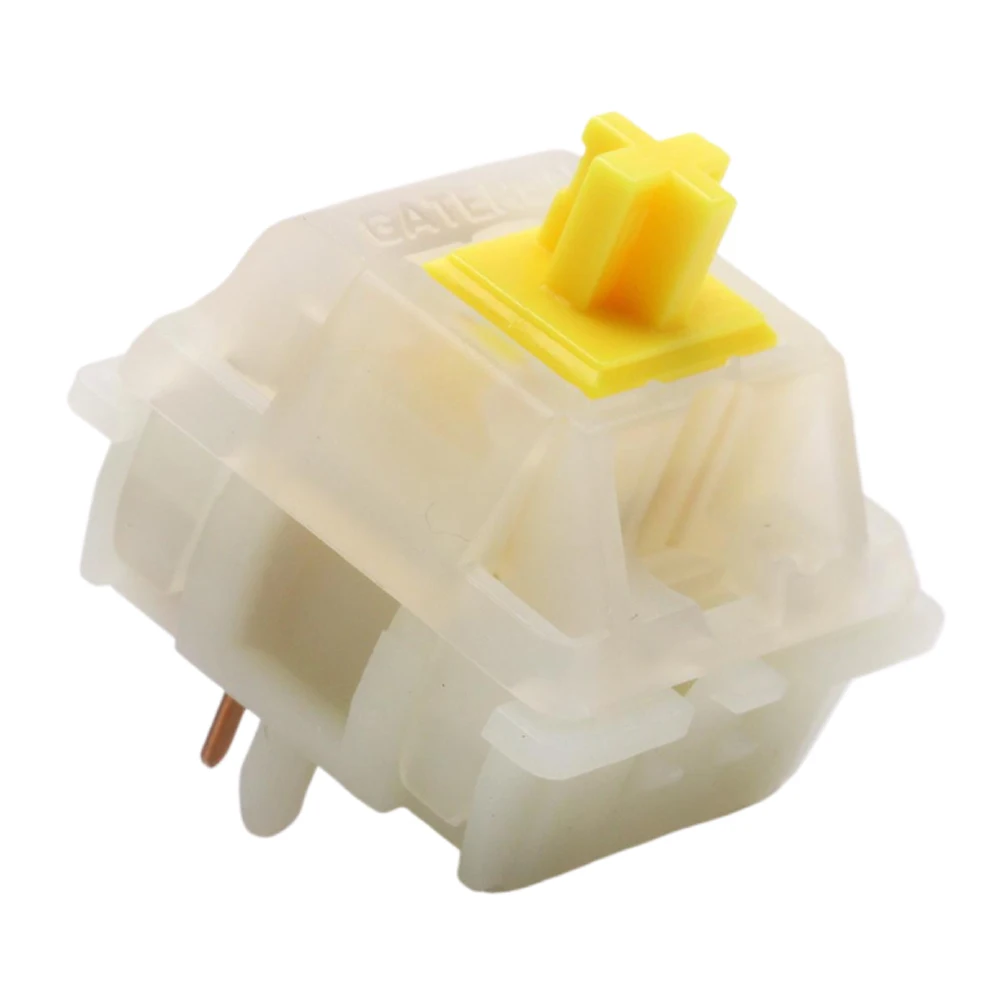 

Gateron Milky Yellow Pro Switches Linear Pre-lubed 5 Pin Switch For Mx Mechanical Gaming Keyboard