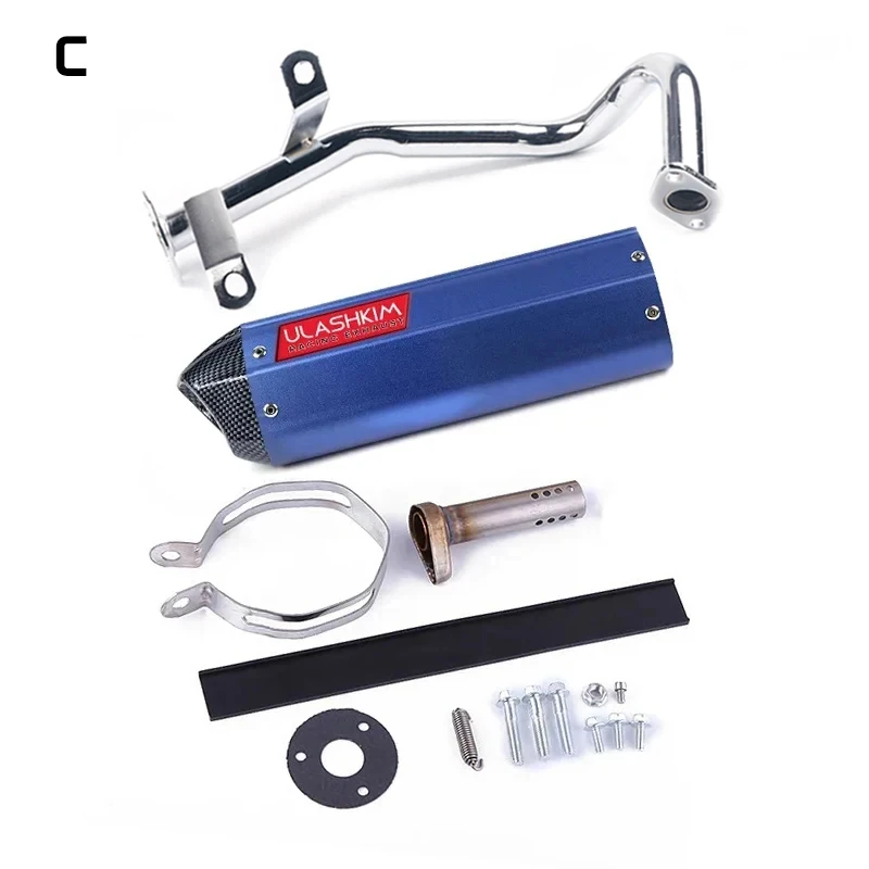 SYM GY6 50 60 80cc kymco 50 Scooter Moped 4 stroke GY6 50 GY6-80 139QMB Performance Exhaust Muffler system