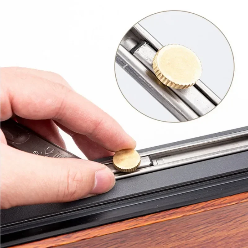 12 Inch Window Limiter Stopper Sliding Window Child Safety Lock Catch Fittings Windproof Brace Stopper Sliding