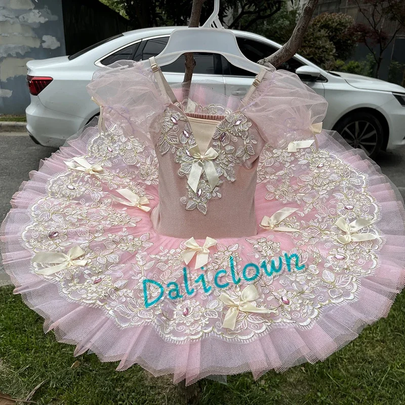 Adult Kids Professional Ballet TUTU Ballerina Princess Dress Child Swan Lake Dance Costume Clothes Teen Girls Ballet Outfit