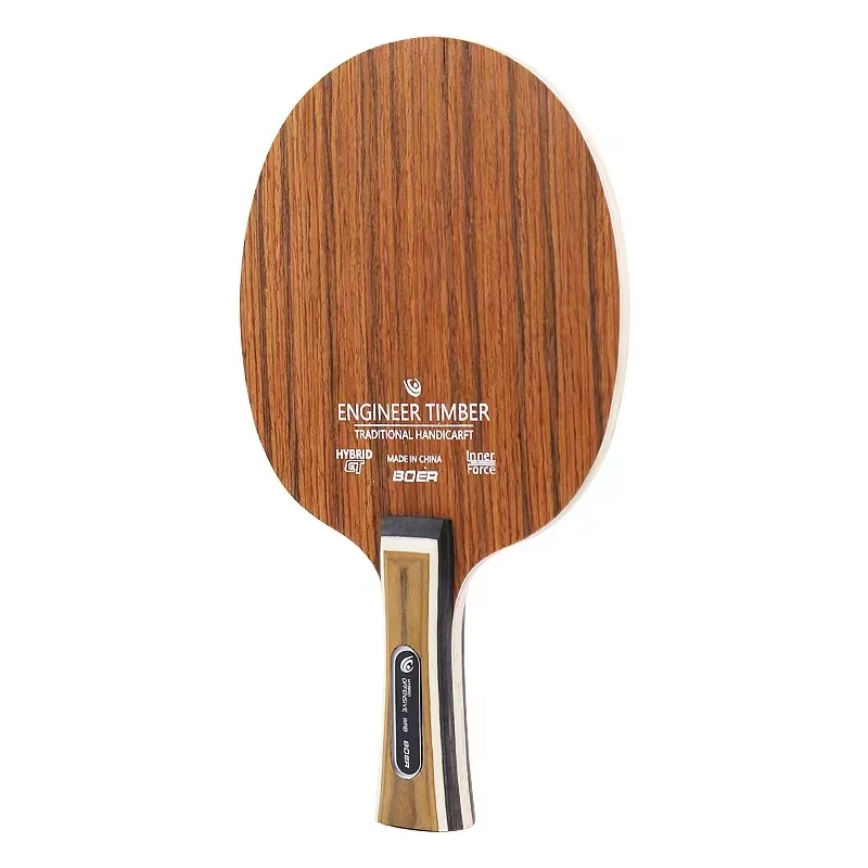 Professional Carbon Fiber Table Tennis Blade Rosewood Table Tennis Racket Base Ping Pong Paddle Offensive Table Tennis Bat 1PCS