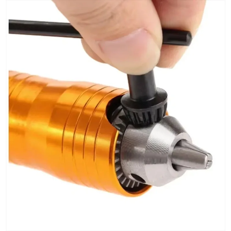 Suitable for 4mm/6.5mm Handle Flexible Shaft Tube Extension with 0.3-6.5mm Drill Chuck Die Grinder Hand Electric Rotary Tool