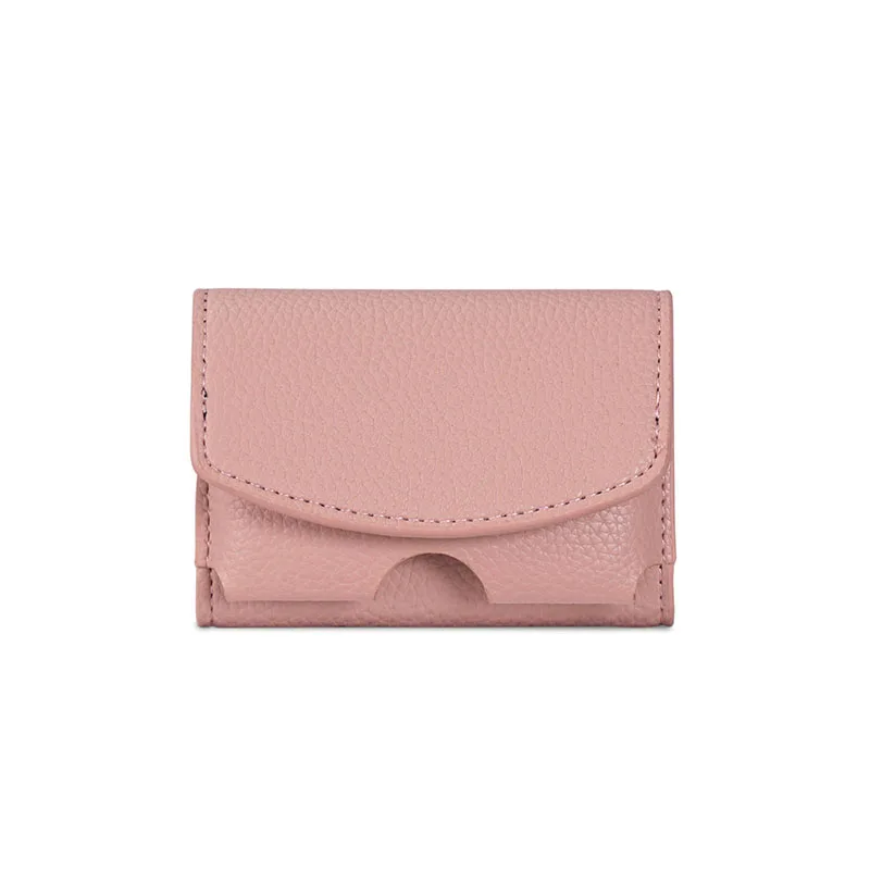 HIGHREAL PU Leather Wallet Compact Short Style Japanese Design Coin Purse Card Holder Popular Youth Fashion