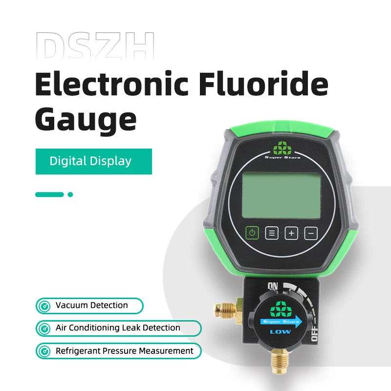 

Handheld Digital Gas Pressure Manometer Data Hold Dual Port Air Pressure Gauge HVAC Gas Test Meter - Digital Precision Tool