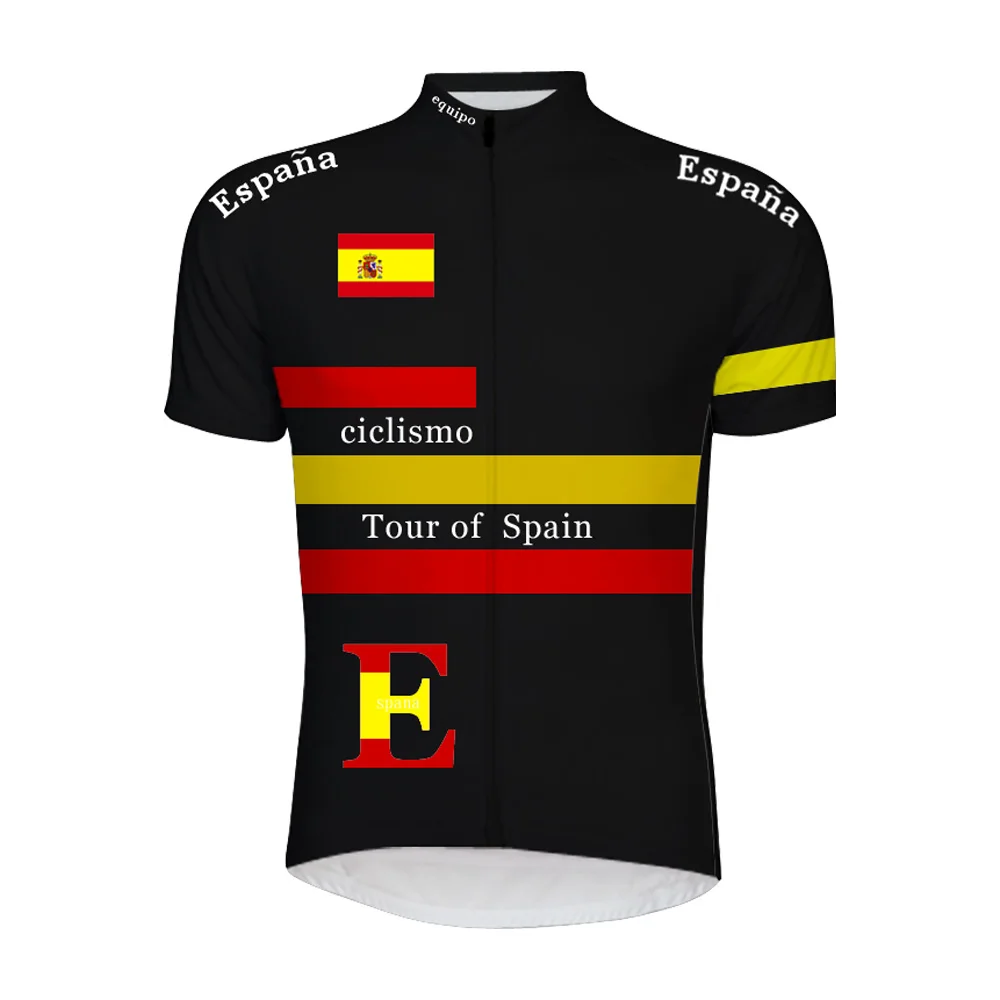 AliExpress widewins Summer High Quality 2026 New Team Men Cycling Jersey Clothing Black Short Sleeve Breathable Quick Dry Cycle Jersey Clothes Spain