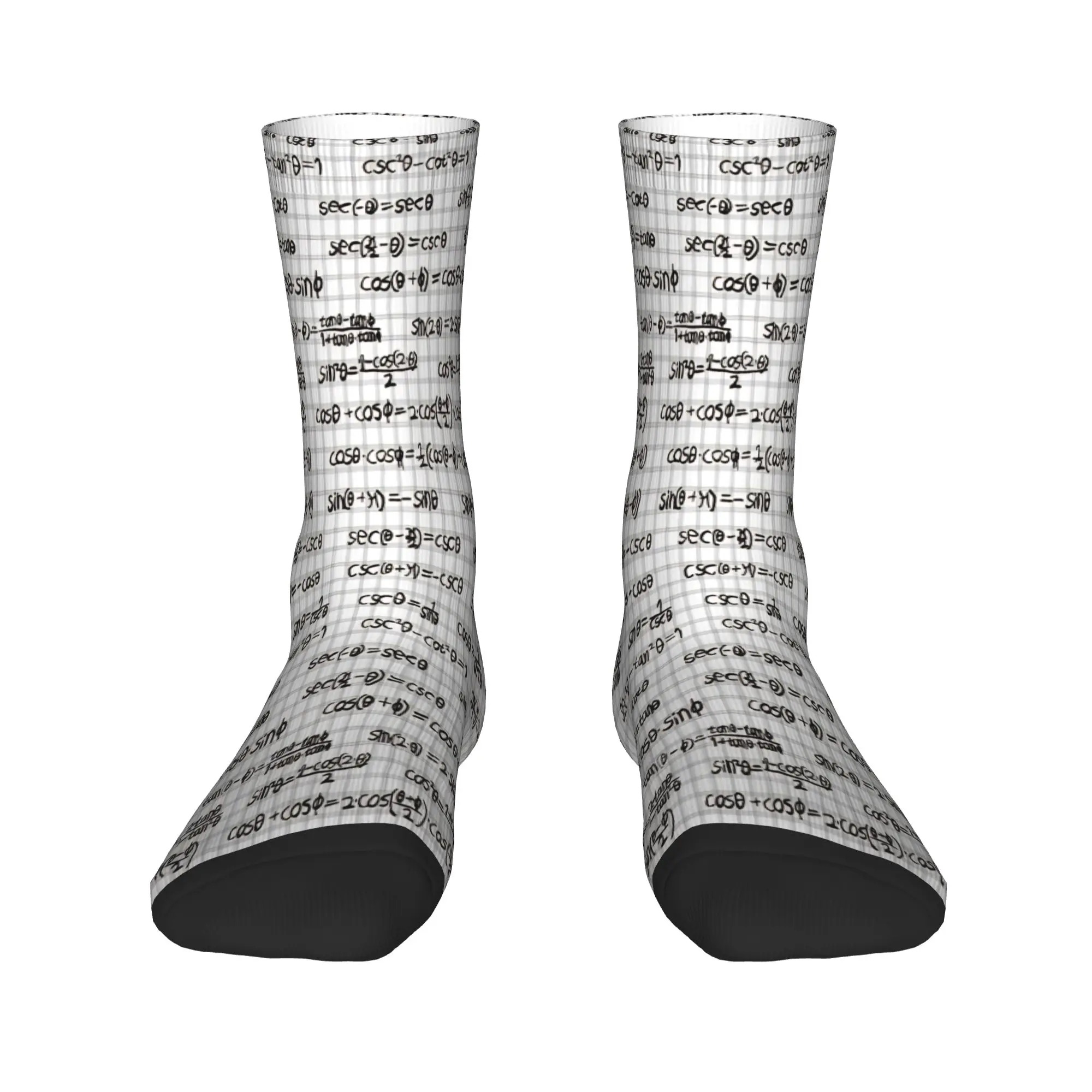 Trig Identities  Stockings Math Modern Socks Couple Medium Soft Socks Autumn Climbing Design Anti-Slip Socks Gift