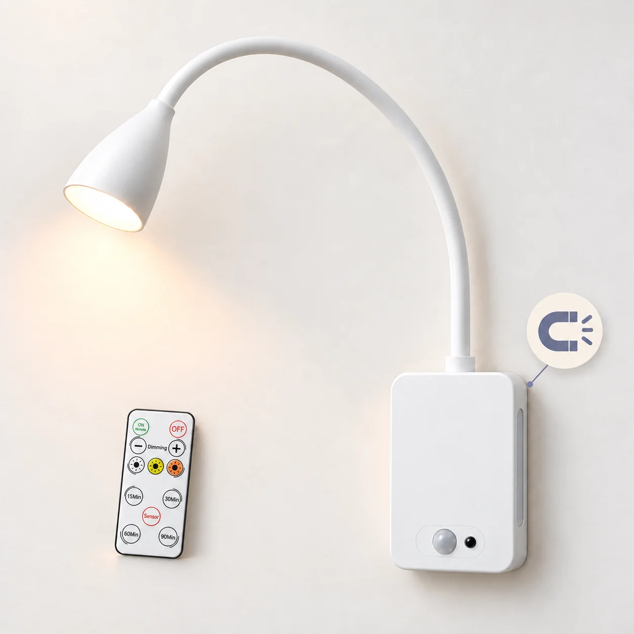 Desk Lamp - 4000mAh Rechargeable Magnetic LED Reading Light