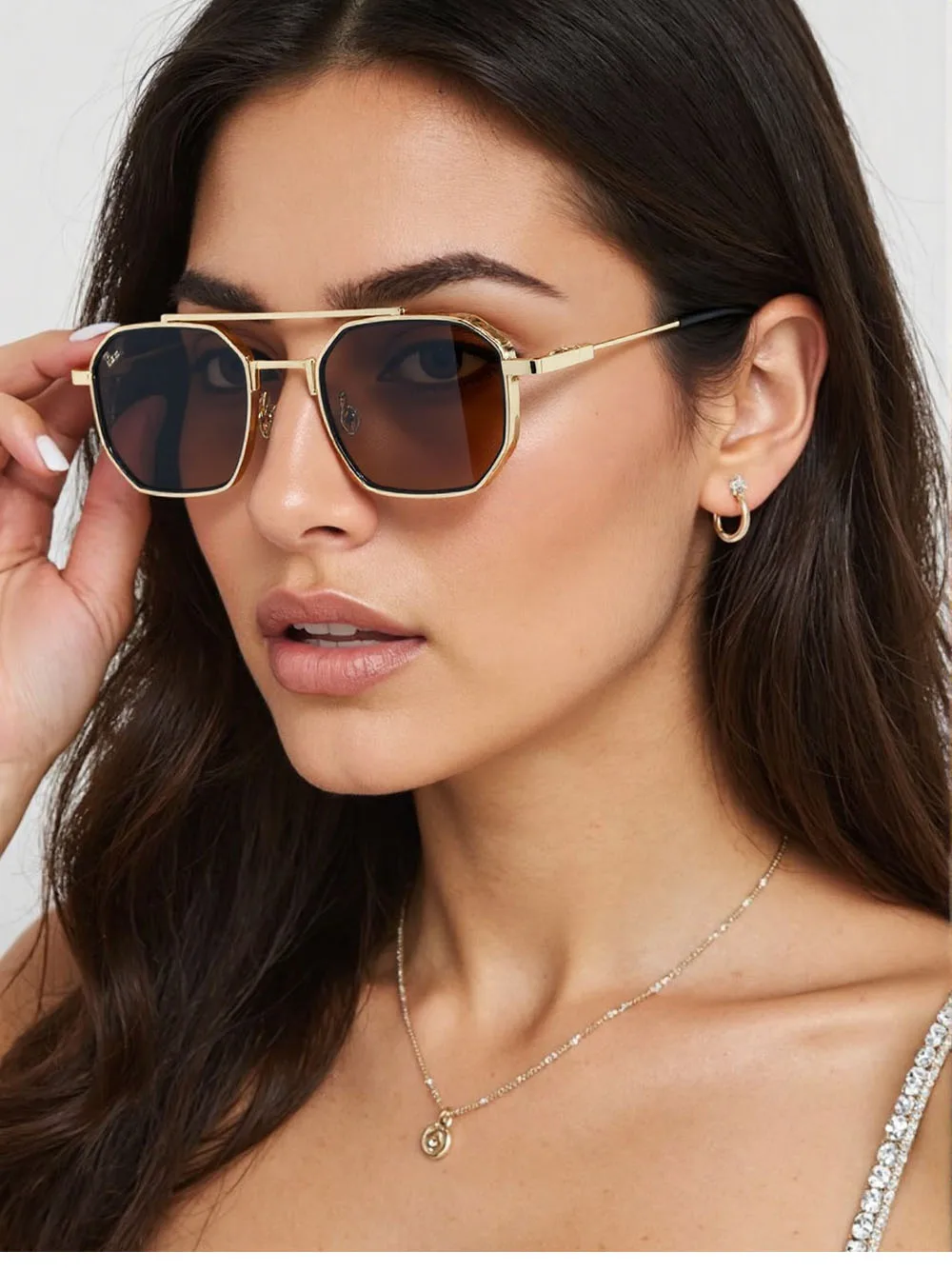 Fashion Square Sunglasses Women Trendy Vintage Glasses Luxury Sunglass Men Dropshipping Lunette Soleil Femme Zonnebrillen Dames – Detail 3