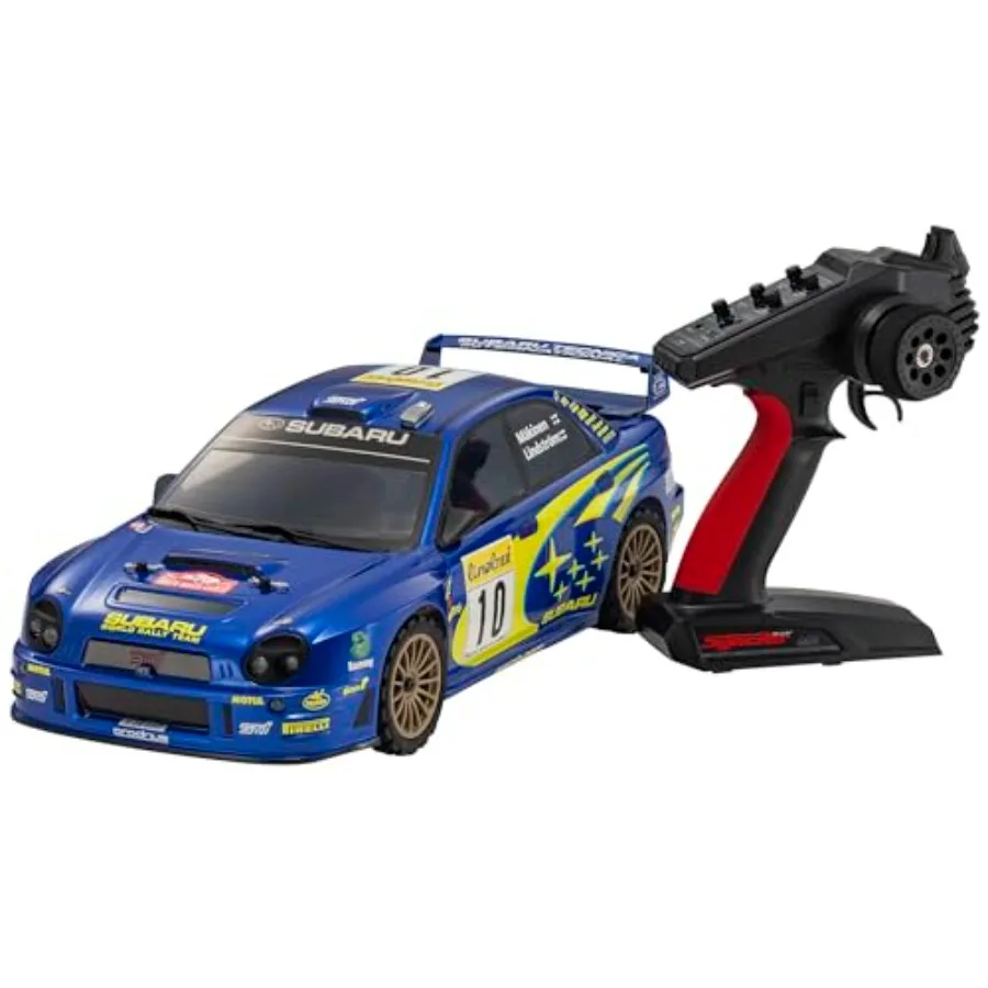 

Готовый комплект 1/10 EP 4WD Fazer Mk2 FZ02-R Subaru Impreza WRC 2002 34481T1 с черным карбоновым кузовом, высокоскоростным мотором и реалистичной подвеской