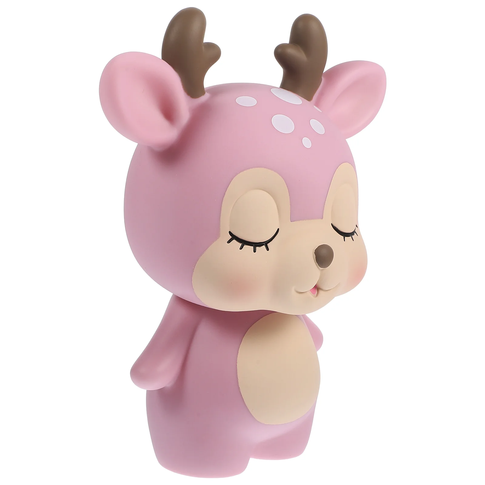 

Coffee-colored Piggy Bank Deer Deer-shaped Cartoon Classic Keepsake Non-toxic