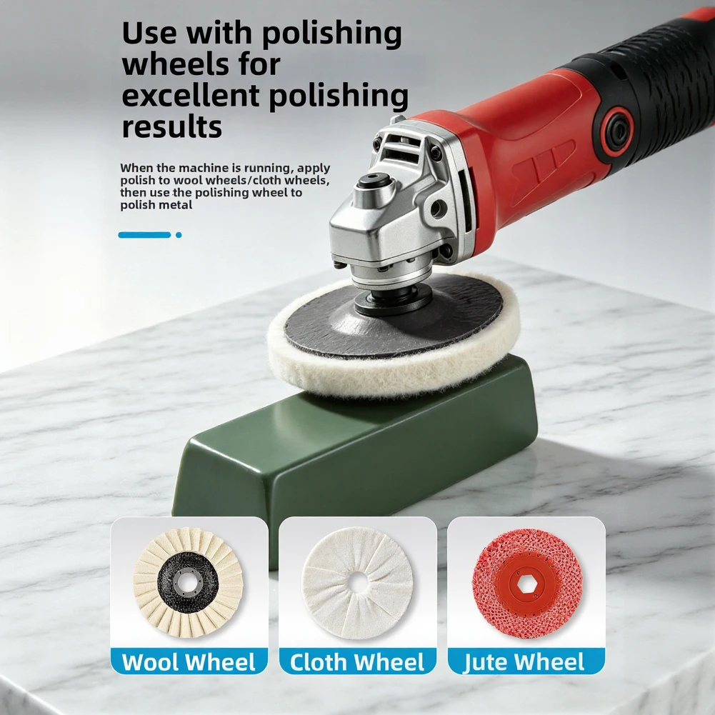 Metal Polishing Wax Set Polishing Compound Abrasive Paste Alumina Tool Parts For Stainless/chromium/rubber/plastic/wood/jade