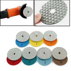 3 Inch Dry/Wet Diamond Polishing Pads Flexible Grinding Discs For Granite Marble Concrete Stone Sanding Discs Grinding