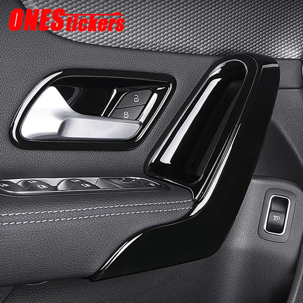

For Mercedes Benz A CLA Class W177 V177 C118 W118 AMG A35/45 CLA35 CLA45 2019-2024 Car Door Armrest Handle Bowl Cover Trim Frame