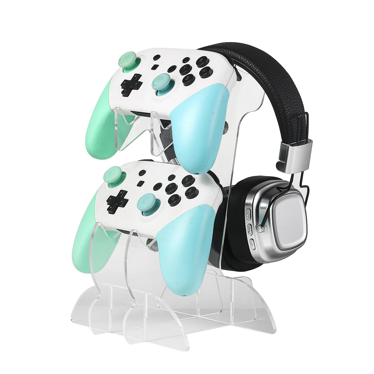 Suitable for PS5/PS4/Switch Universal Handle/Headphone Double-Layer Stand