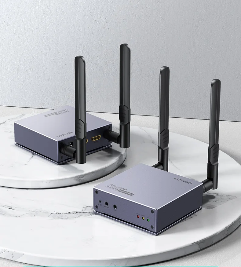 200m HDMI Wireless Transmitter and Receiver, Support Wifi 6 HDMI Wireless Extender1080p
