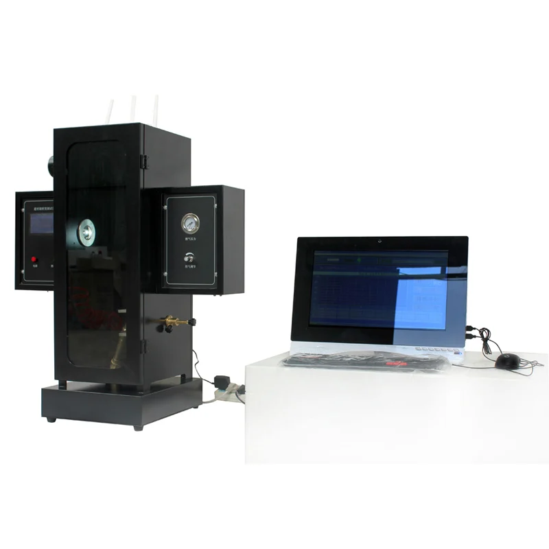 JCY-3 شاشة تعمل باللمس الكمبيوتر التحكم المزدوج مواد البناء اختبار كثافة الدخان #3