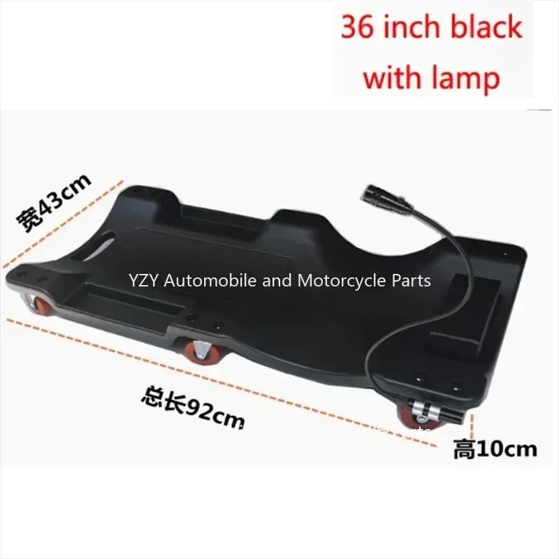 1Pc 36 inch Car Repair Lying Board With LED Light Skateboard Spare Parts Repair Board Car Vehicle Service Maintenance Tool