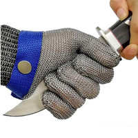 Cut Resistant Stainless Steel Gloves Working Safety Iron Gloves Metal Mesh Anti Cutting Protection Work Glove For Butcher Worker