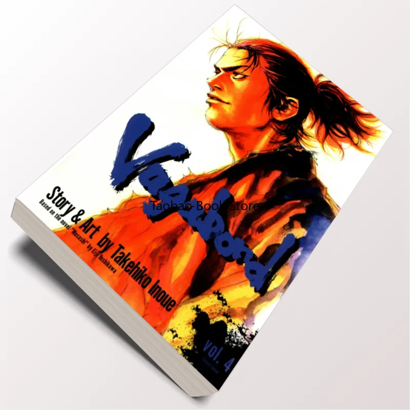 New Books Anime Vagabond Volume 4 Miyamoto Musashi Japanese Teen Mystery Romance English Comic Book Manga Book English Version