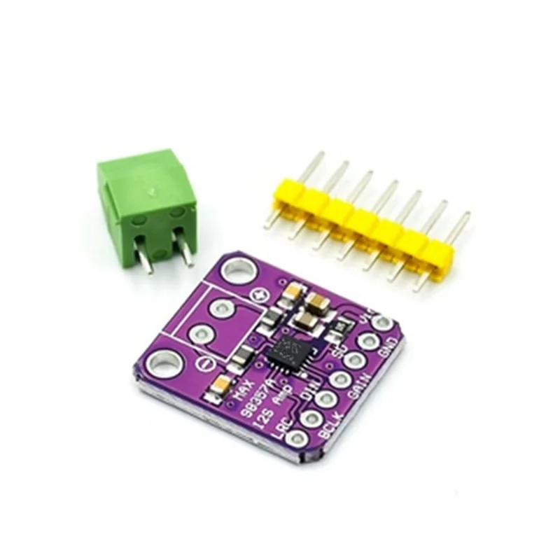 AED6-Max98357 I2S 3W Kelas D Amplifier Antarmuka Breakout Modul Dekoder Dac Papan Audio Tanpa Filter untuk Raspberry Pi Esp32