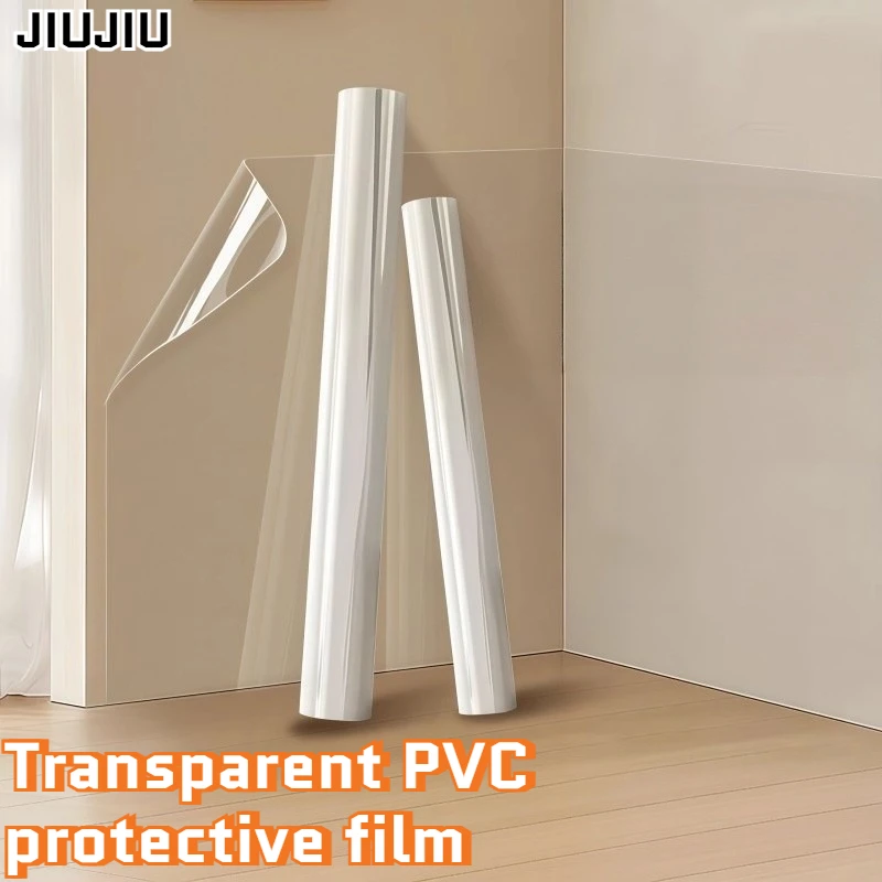 No Glue Static Transparent Wall Sticker Waterproof Anti Fouling Removable Wall Protector for Living Room Bedroom Home Use