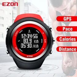 EZON T031 GPS Digital Sports Running Watch With Speed/Pace/Distance Calorie Burning  Stopwatch 50M Waterproof