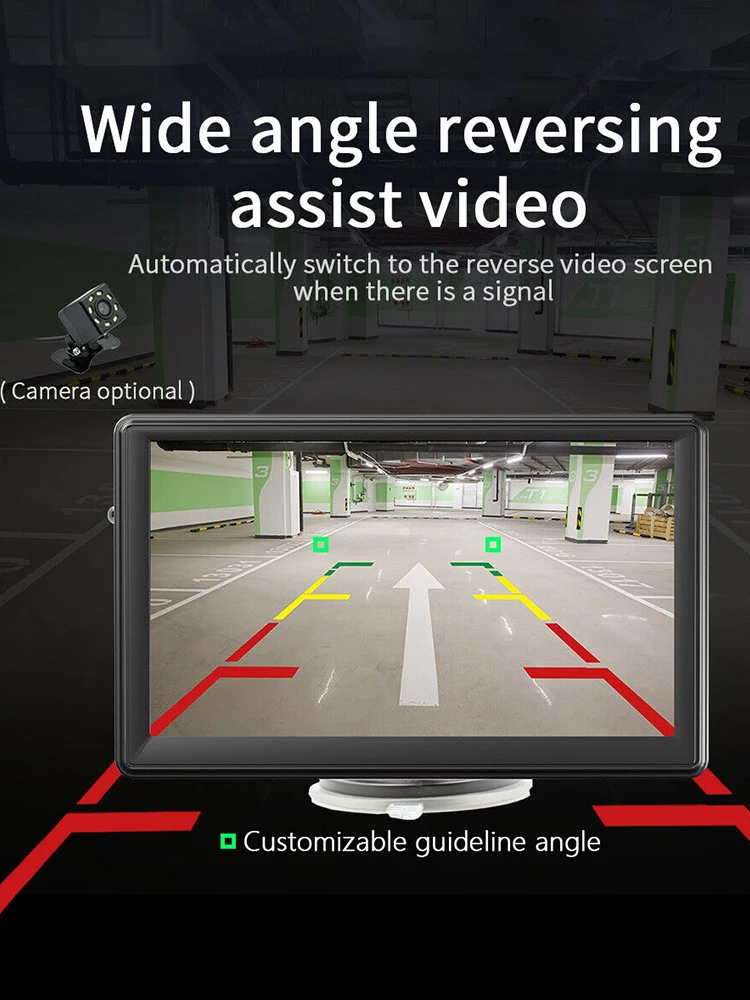 

Carplay Android Auto Car Monitor Mirrorlink Portable Navigator HD Display MP5 Player 7.0 Inch Touch Screen WiFi Reversing Camera