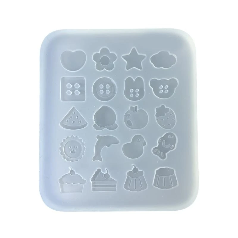 

G7NC Multipurpose Silicone Mould for Crafting Decorative Button Shaped Home Use