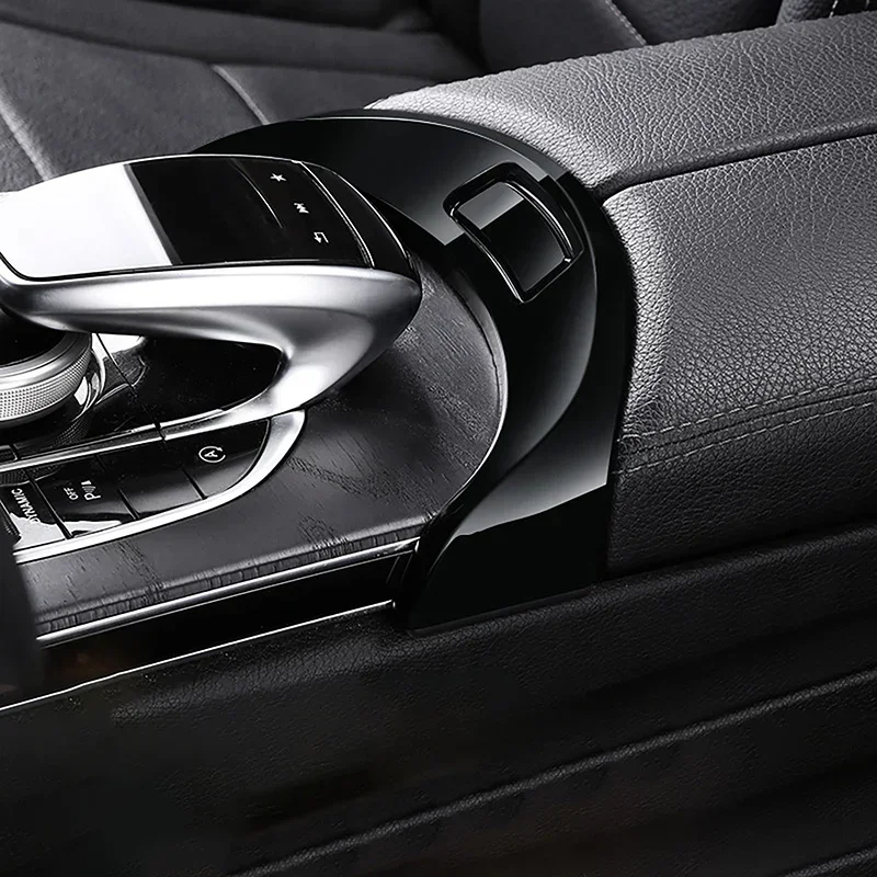 Console Armrest Switch Button Glossy Black Trim Cover Car Accessories Fit For Benz C GLC W205 W253 C200 C230 GLC300 #2056803407 - Image 2
