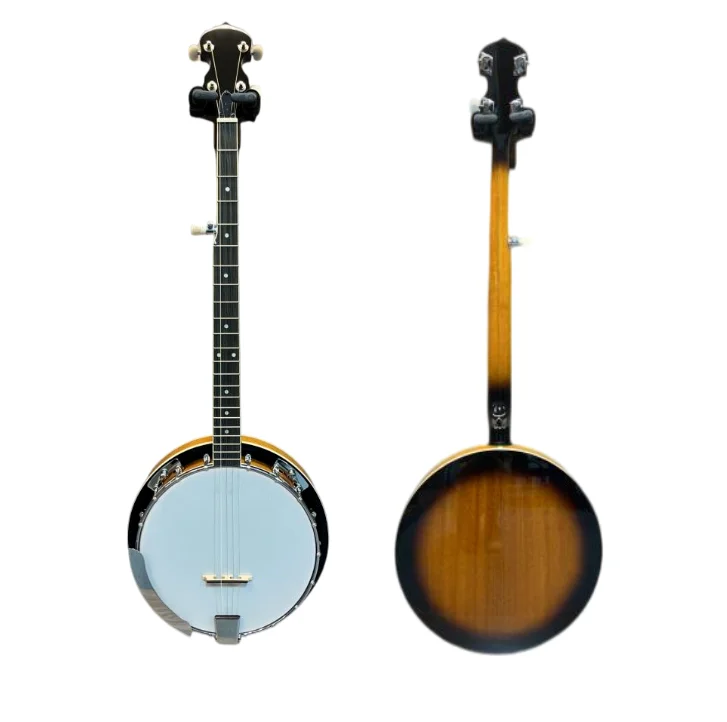 

Прямые продажи с фабрики 5-струнного деревянного обода банджо (5-струнной алюминиевой рамы) Задняя крышка Фанера из красного дерева KBJ12/KBJ 14A