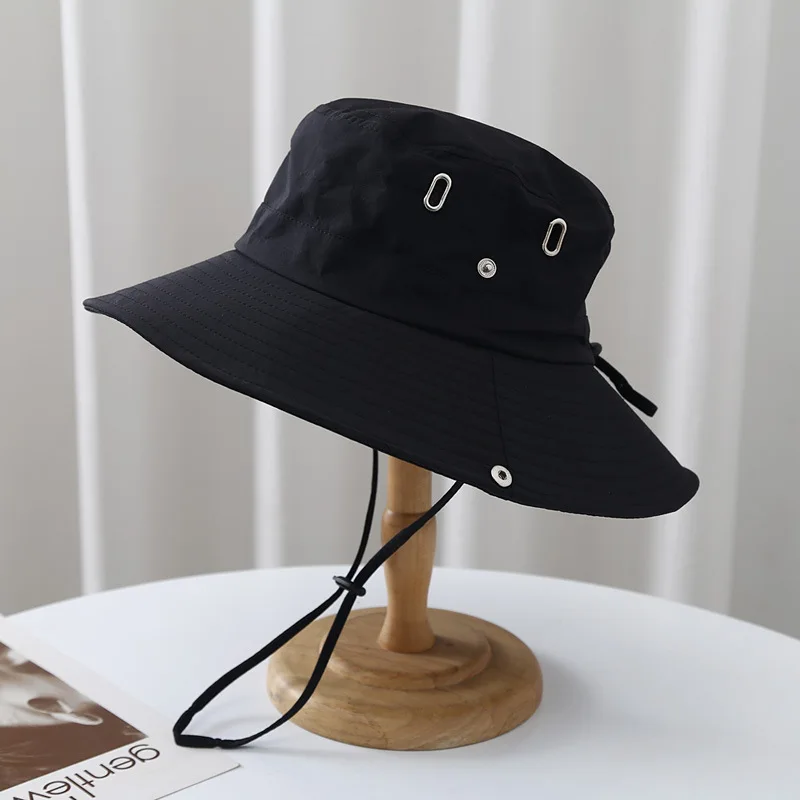 Men's and Women's Cowboy Fisherman Hats, Summer Outdoor Hiking Sun Protection Basin Hats, Wide Brimmed Sun Protection Hats