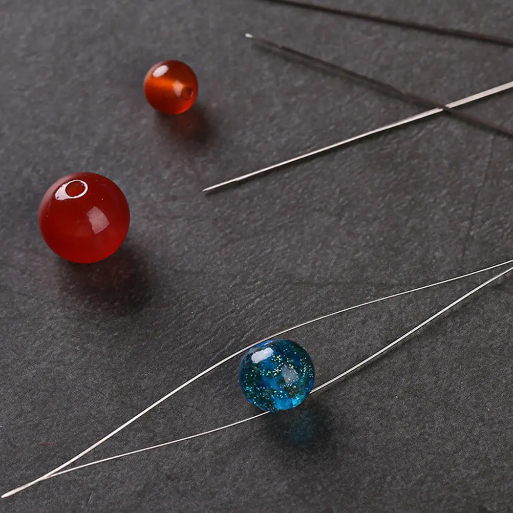 

20 Pcs Beading Needles Stainless Steel Jewelry Making Tools Necklace Bracelet Stitching Needles Polished