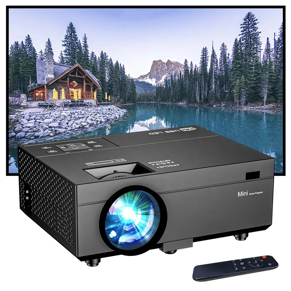 2023 New trendy 4K Mini Portable Home Theater Projector LED Beamer TV Video Lcd Projector