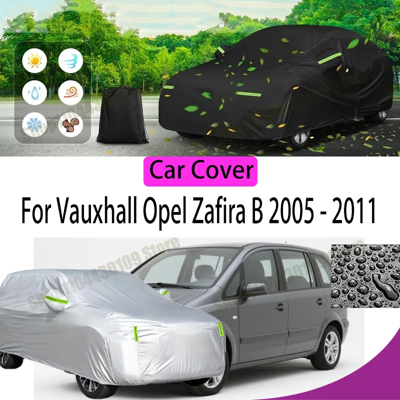 

For Vauxhall Opel Zafira B Car Cover Sunshade UV-Protection Auto Cover Case Waterproof Dust-proof All Weather Outdoor Protection