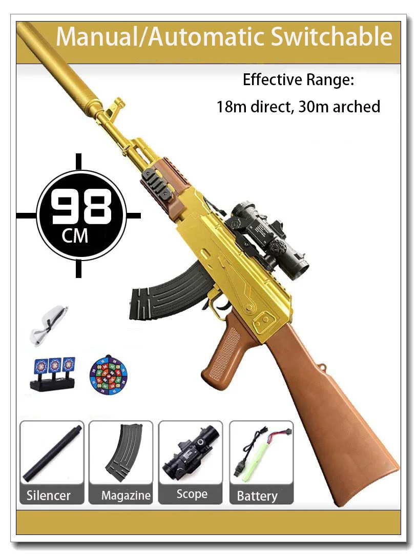الكهربائية Ak47 مسدس لعبة التلقائي هلام رصاص الناسف اللعب في الهواء الطلق لعبة هلام الكرة قناص بندقية رش بندقية لعب للكبار الهدايا